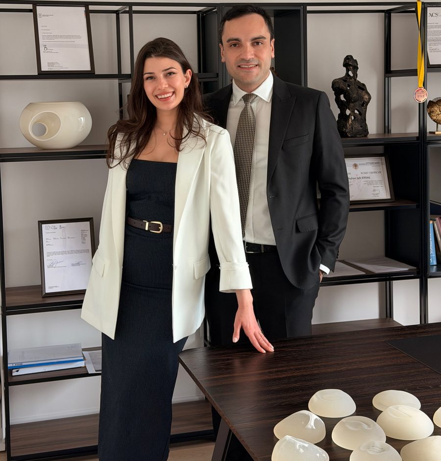 Dr. Erdal and clinic coordinator